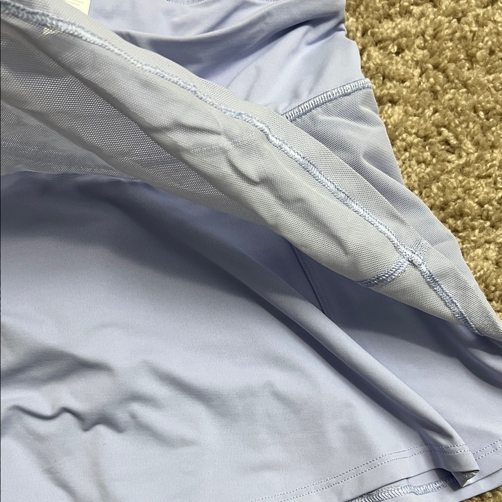 Ivivva by Lululemon Light Blue Layered Skort for Girls sz 7 - Picture 3 of 11